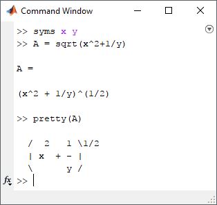 Menampilkan Dan Menyelesaikan Persamaan Matematika Di Matlab