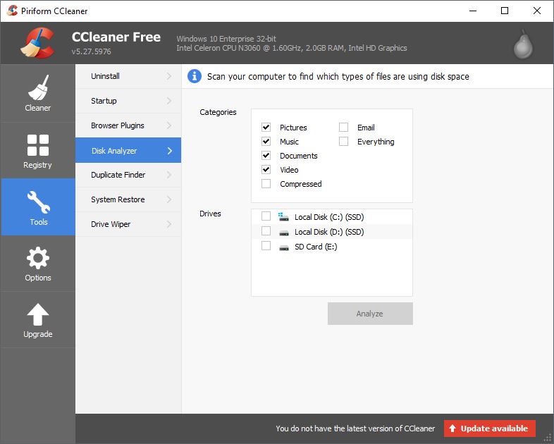 CCleaner Tools