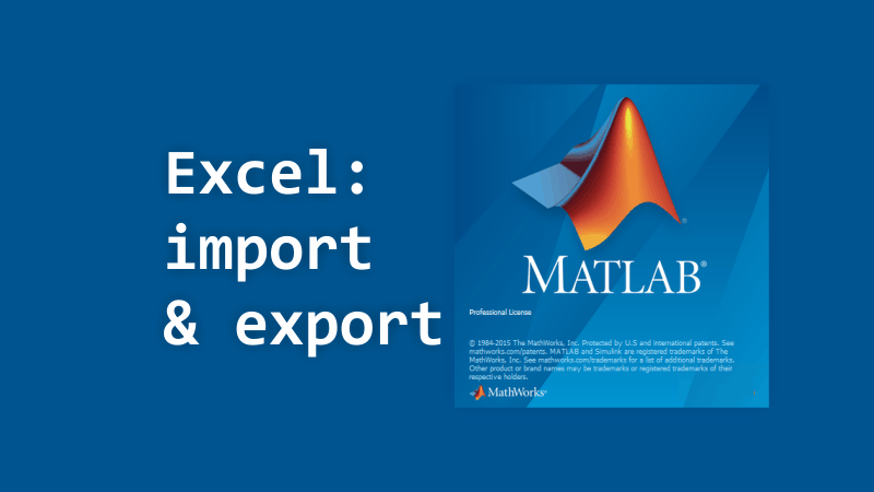Cara Export dan Import (Input) Data Excel pada MATLAB