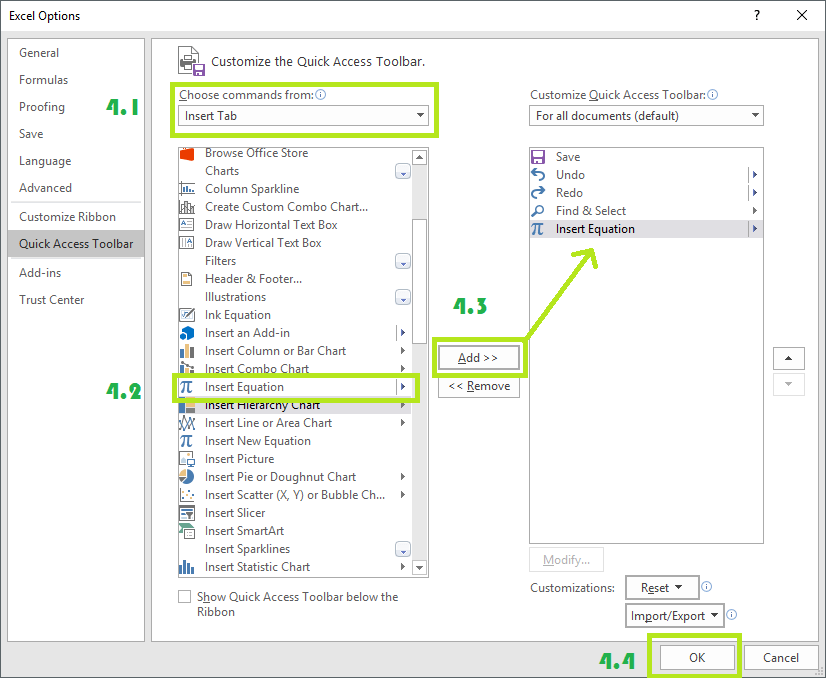 Quick Access Toolbar ialah toolbar yang memungkinkan anda mengakses perintah 5 Cara Menambah Quick Access Toolbar Pada Excel