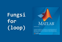 Fungsi for pada MATLAB