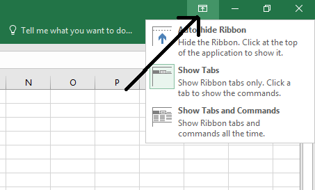 Memunculkan Ribbon Pada Excel