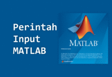 Perintah Input pada MATLAB Menggunakan Script File