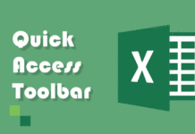 Quick Access Toolbar pada Excel