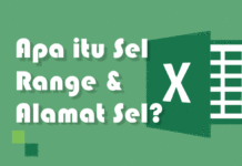 Sel, Range dan Alamat Sel pada Excel