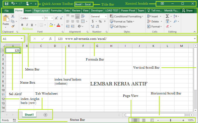 Cara Menciptakan Dan Fungsi Workbook Pada Microsoft Excel - tips and trik 5