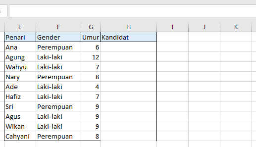 Cara Menggunakan IF AND pada Microsoft Excel
