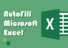Menggunakan AutoFill pada Excel