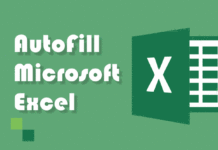 Menggunakan AutoFill pada Excel