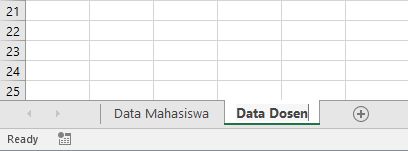 Pengertian Worksheet Excel ialah lembar kerja spreadsheet daerah data Tampilan, Bagian dan Pengertian Worksheet Microsoft Excel