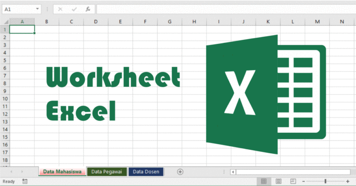 Tampilan, Bagian dan Pengertian Worksheet Microsoft Excel