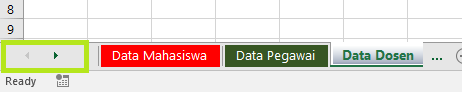 Pengertian Worksheet Excel ialah lembar kerja spreadsheet daerah data Tampilan, Bagian dan Pengertian Worksheet Microsoft Excel