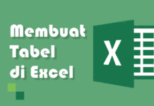 Cara Membuat Tabel di Excel