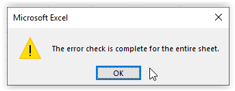 Error Checking