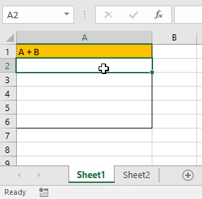 Ilustrasi Penjumlahan Antar Sheet Pada Excel