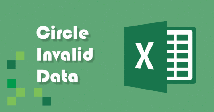 Membuat Circle Invalid Data Menggunakan Data Validation pada Excel