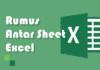 Menghubungkan Perhitungan Rumus Antar Sheet di Excel