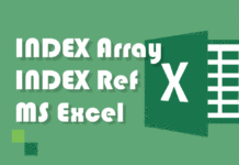 Rumus Excel INDEX Array dan INDEX Reference serta Contohnya