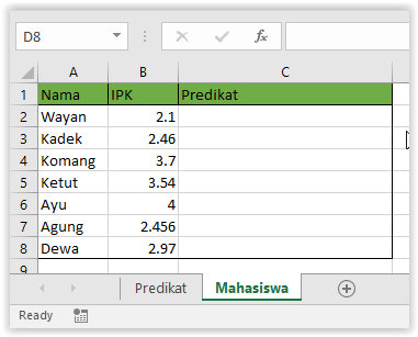 Menghubungkan Perhitungan Rumus Antar Sheet di Microsoft Excel
