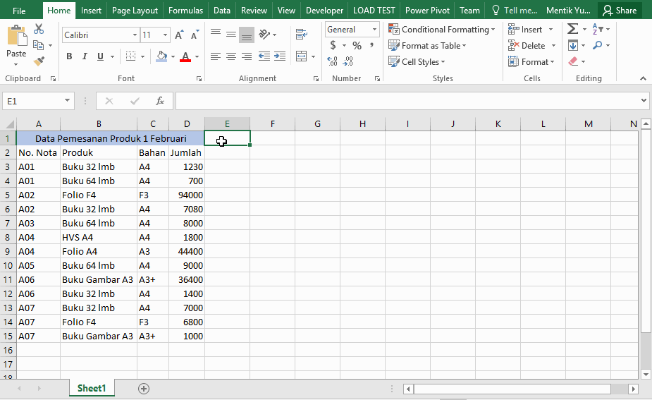 Cara Buat Pivot Table Di Excel 2010