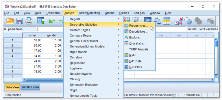 Variable View pada SPSS dan Cara Membuat Variabel - Advernesia