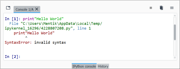Error and Exception | Pesan Kesalahan Python & Penanganannya