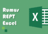 Rumus REPT pada Excel