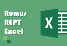 Rumus REPT pada Excel