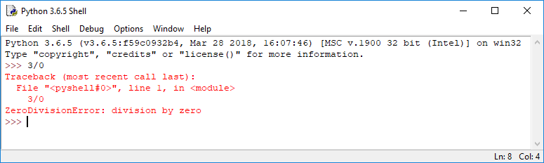 Zerodivisionerror Division By Zero In Python
