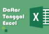 Cara Membuat Tanggal Berurutan di Excel