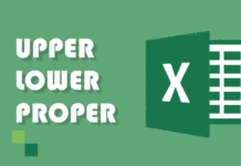 Cara Menggunakan Rumus UPPER LOWER dan PROPER pada Excel