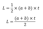 Rumus Luas Trapesium