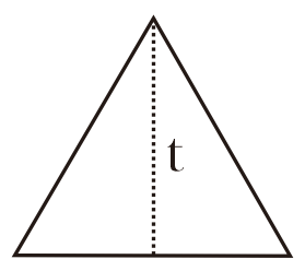 Tinggi segitiga sama sisi