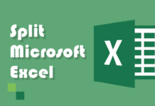 Cara Mengatur Split pada Excel