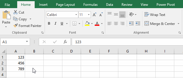 Cara Merge Across di Excel