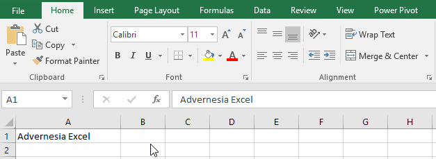 Cara Merge Cells di Excel