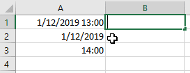Cara menggunakan fungsi HOUR pada Excel