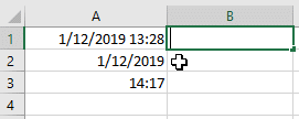 Cara menggunakan fungsi MINUTE pada Excel