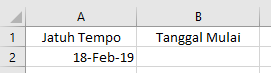 Menghitung tanggal mulai jatuh tempo
