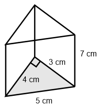 Suatu prisma tegak mempunyai tinggi 21 cm dan alas berbentuk segitiga siku-siku sama kaki jika panjang sisi siku-sikunya 12 cm hitunglah volume prisma tersebut