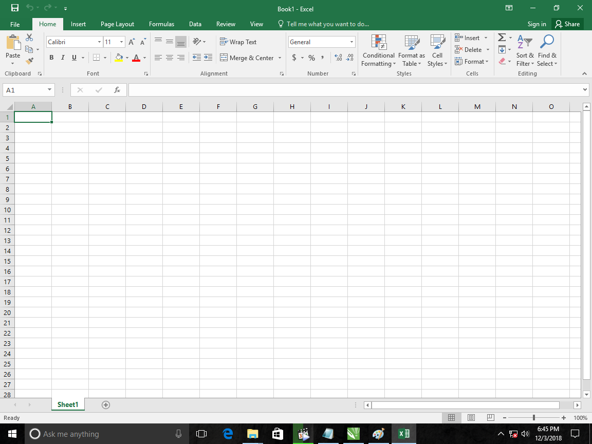 9). Test Microsoft Excel