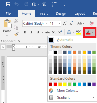 Materi TIK Cara Mengubah Warna Teks di Microsoft Word Materi TIK Cara Mengubah Warna Teks di Microsoft Word