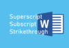 Pengertian Superscript, Subscript, Strikethrough, dan Penggunaan di Word