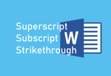 Pengertian Superscript, Subscript, Strikethrough, dan Penggunaan di Word