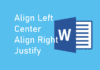 Alignment - Perataan Paragraf Align Left, Center, Right, & Justify di Word