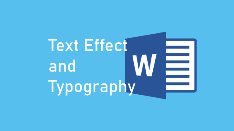 Text Effect and Typography | Membuat Efek Tulisan di Word - Advernesia