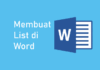 Bullets, Numbering, & Multilevel List - Cara Membuat List di Microsoft Word