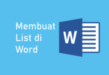 Bullets, Numbering, & Multilevel List - Cara Membuat List di Microsoft Word