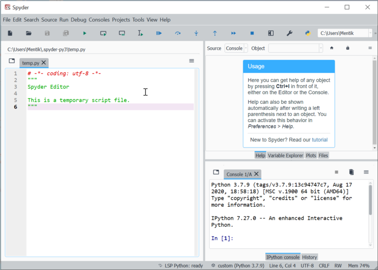 Cara Install Spyder Python IDE di Windows - Advernesia