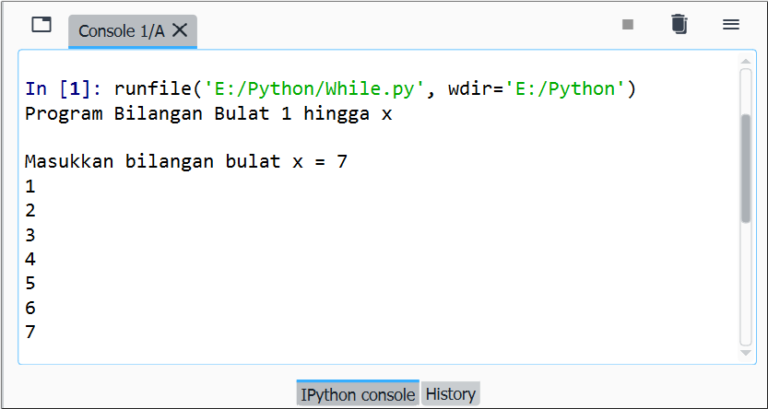 While Python Perulangan While Di Python Dan Contohnya Advernesia